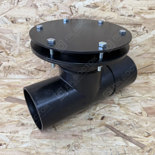 Ревизия канализационная 90 гр 160х110 SDR26 с крышкой короткая